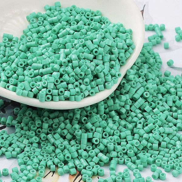 PandaHall Baking Paint Glass Seed Beads, Cylinder, Medium Aquamarine, 2x1.5mm, Hole: 1mm, about 50398pcs/pound Glass
PandaHall Baking Paint Glass Seed Beads, Cylinder, Medium Aquamarine, 2x1.5mm, Hole: 1mm, about 50398pcs/pound Glass