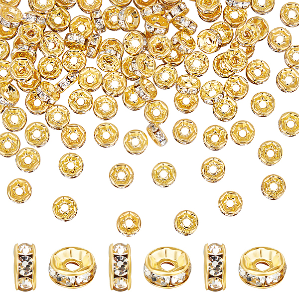 PandaHall UNICRAFTALE 200Pcs Golden Brass Rhinestone Spacer Beads Flat Round Bead Crystal Rhinestone Straight Flange Disc Beads Golden Metal..., Clear
PandaHall UNICRAFTALE 200Pcs Golden Brass Rhinestone Spacer Beads Flat Round Bead Crystal Rhinestone Straight Flange Disc Beads Golden Metal..., Clear