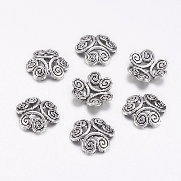 PandaHall Tibetan Style Bead Caps, Lead Free and Cadmium Free, Flower, Antique Silver, 13mm diameter, 3.5mm thick, hole:2mm Alloy
PandaHall Tibetan Style Bead Caps, Lead Free and Cadmium Free, Flower, Antique Silver, 13mm diameter, 3.5mm thick, hole:2mm Alloy