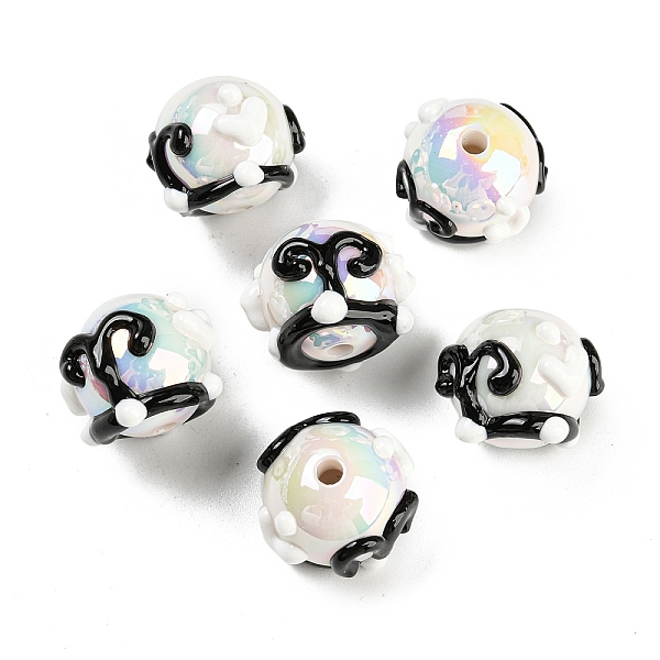 PandaHall Hand Painted Acrylic with Enamel Beads, Cartoon, Round, Black, 17.5x18.5x15mm, Hole: 2.8mm Acrylic Round Black
PandaHall Hand Painted Acrylic with Enamel Beads, Cartoon, Round, Black, 17.5x18.5x15mm, Hole: 2.8mm Acrylic Round Black