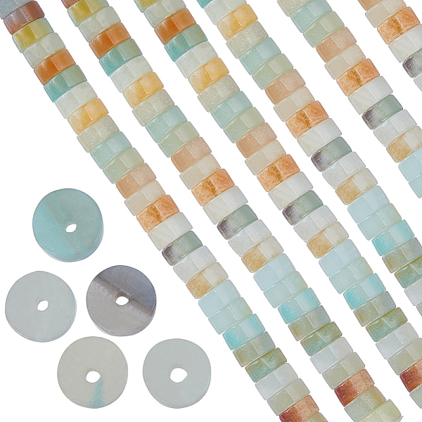 PandaHall SUNNYCLUE 2 Strands Natural Flower Amazonite Beads Strands, Heishi Beads, Flat Round/Disc, 6~6.5x3.5mm, Hole: 1mm, about...
PandaHall SUNNYCLUE 2 Strands Natural Flower Amazonite Beads Strands, Heishi Beads, Flat Round/Disc, 6~6.5x3.5mm, Hole: 1mm, about...