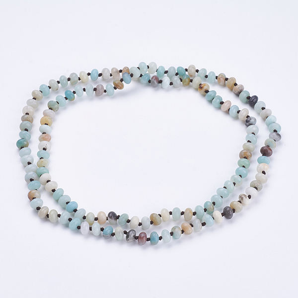 PandaHall Natural Amazonite Beaded Multi-use Necklaces/Wrap Bracelets, Three-Four Loops Bracelets, Abacus, 37.4 inch(95cm) Amazonite
PandaHall Natural Amazonite Beaded Multi-use Necklaces/Wrap Bracelets, Three-Four Loops Bracelets, Abacus, 37.4 inch(95cm) Amazonite