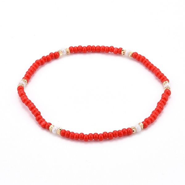 PandaHall Glass Seed Beads Stretch Bracelets, with Brass Beads, Mixed Color, Inner Diameter: 2-1/4 inch(5.8cm) Seed Beads Multicolor
PandaHall Glass Seed Beads Stretch Bracelets, with Brass Beads, Mixed Color, Inner Diameter: 2-1/4 inch(5.8cm) Seed Beads Multicolor
