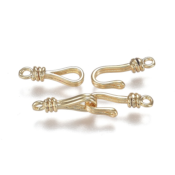 PandaHall Brass Hook and Eye Clasps, Long-Lasting Plated, Real 18K Gold Plated, Eye: 13.5x4.5x3mm, Hole: 1.4mm, Hook: 13.5x5.5x3mm, Hole...
PandaHall Brass Hook and Eye Clasps, Long-Lasting Plated, Real 18K Gold Plated, Eye: 13.5x4.5x3mm, Hole: 1.4mm, Hook: 13.5x5.5x3mm, Hole...