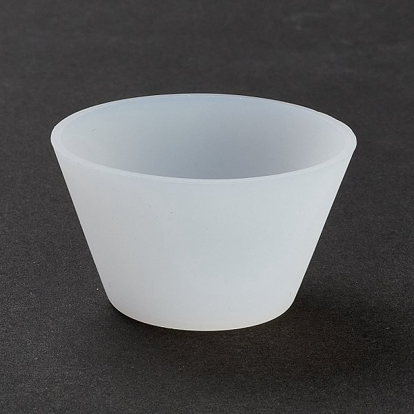 PandaHall Reusable Silicone Mixing Resin Cup, for UV Resin & Epoxy Resin Craft Making, White, 43x26mm, Inner Diameter: 40mm Silicone White
PandaHall Reusable Silicone Mixing Resin Cup, for UV Resin & Epoxy Resin Craft Making, White, 43x26mm, Inner Diameter: 40mm Silicone White