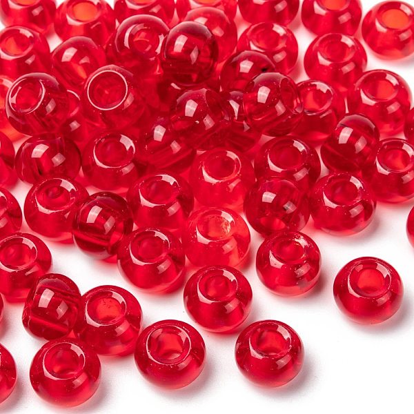 PandaHall Glass European Beads, Large Hole Beads, Rondelle, FireBrick, 15x10mm, Hole: 5~6.4mm Glass Rondelle Red
PandaHall Glass European Beads, Large Hole Beads, Rondelle, FireBrick, 15x10mm, Hole: 5~6.4mm Glass Rondelle Red