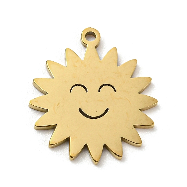 PandaHall 201 Stainless Steel Pendants, Laser Cut, Golden, Sun, 17x15x1mm, Hole: 1.2mm, 5pcs/bag 201 Stainless Steel Sun
PandaHall 201 Stainless Steel Pendants, Laser Cut, Golden, Sun, 17x15x1mm, Hole: 1.2mm, 5pcs/bag 201 Stainless Steel Sun