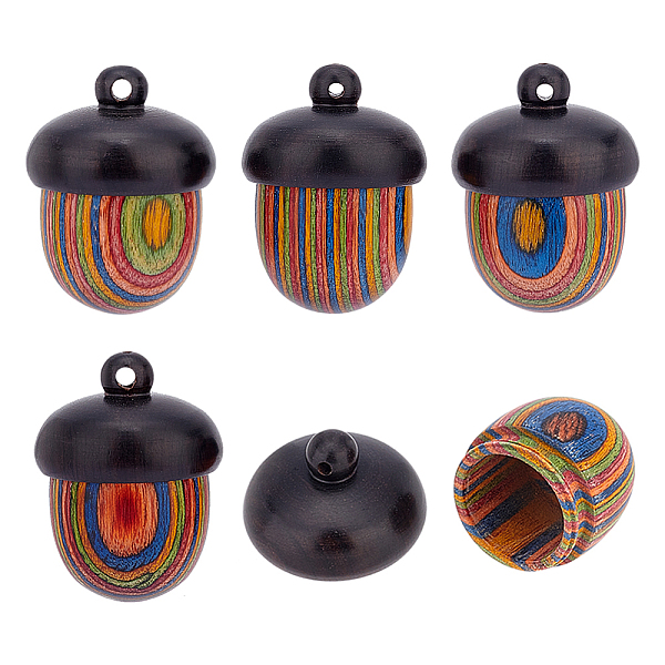 PandaHall CHGCRAFT 5Pcs Miniature Rainbow Wood Nut Acorn Pendant Mini Cremation Urns for Ashes Box Pendants Openable Wood Acorn Charms for...
PandaHall CHGCRAFT 5Pcs Miniature Rainbow Wood Nut Acorn Pendant Mini Cremation Urns for Ashes Box Pendants Openable Wood Acorn Charms for...