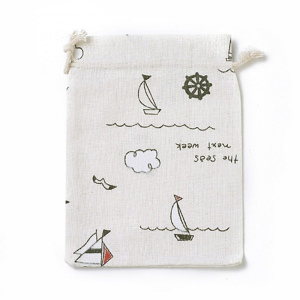 PandaHall Burlap Packing Pouches, Drawstring Bags, Rectangle with Sailboat Pattern, Colorful, 17.7~18x13.1~13.3cm Burlap
PandaHall Burlap Packing Pouches, Drawstring Bags, Rectangle with Sailboat Pattern, Colorful, 17.7~18x13.1~13.3cm Burlap