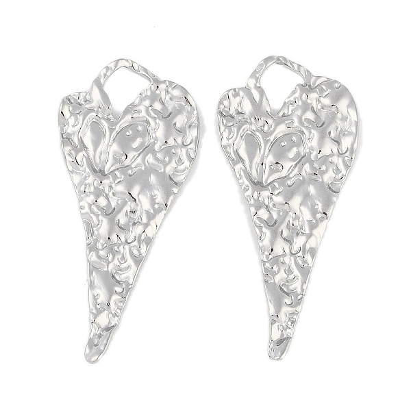 PandaHall 304 Stainless Steel Big Pendants, Textured Heart Charm, Stainless Steel Color, 50x22x2.4mm, Hole: 6.2x6.5mm 304 Stainless Steel...
PandaHall 304 Stainless Steel Big Pendants, Textured Heart Charm, Stainless Steel Color, 50x22x2.4mm, Hole: 6.2x6.5mm 304 Stainless Steel...