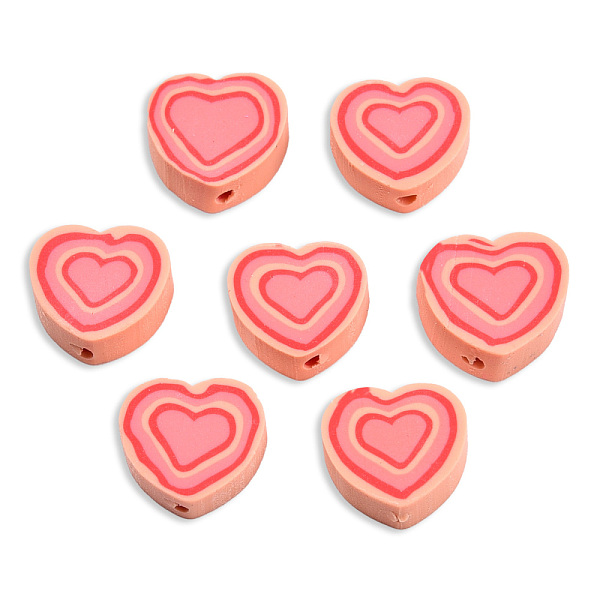 PandaHall Handmade Polymer Clay Beads, Heart, Light Salmon, 8~10x9~10.5x4~5mm, Hole: 1.2mm Polymer Clay Heart
PandaHall Handmade Polymer Clay Beads, Heart, Light Salmon, 8~10x9~10.5x4~5mm, Hole: 1.2mm Polymer Clay Heart