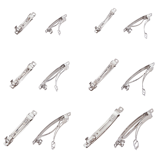 PandaHall 60pcs 6 Sizes Blank French Barrette Hair Clip Rectangle Barrette Snap Hair Alligator Clips Hairbow Accessory for Hair Care, Arts...
PandaHall 60pcs 6 Sizes Blank French Barrette Hair Clip Rectangle Barrette Snap Hair Alligator Clips Hairbow Accessory for Hair Care, Arts...
