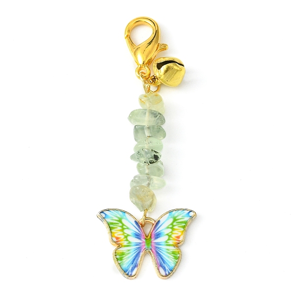 PandaHall Alloy Enamel Butterfly Pendant Decoration, Natural Prehnite Chips and Lobster Claw Clasps Charms, 64mm Prehnite Butterfly
PandaHall Alloy Enamel Butterfly Pendant Decoration, Natural Prehnite Chips and Lobster Claw Clasps Charms, 64mm Prehnite Butterfly