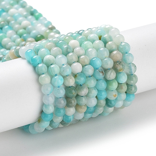 PandaHall Natural Amazonite Beads Strands, Round, 4mm, Hole: 0.8mm, about 103~105pcs/strand, 14.96~15.16''(38~38.5cm) Amazonite Round
PandaHall Natural Amazonite Beads Strands, Round, 4mm, Hole: 0.8mm, about 103~105pcs/strand, 14.96~15.16''(38~38.5cm) Amazonite Round