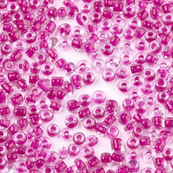 PandaHall 6/0 Glass Seed Beads, Transparent Inside Colours, Round Hole, Round, Medium Violet Red, 6/0, 4~5x2.5~4.5mm, Hole: 1.2mm, about...
PandaHall 6/0 Glass Seed Beads, Transparent Inside Colours, Round Hole, Round, Medium Violet Red, 6/0, 4~5x2.5~4.5mm, Hole: 1.2mm, about...