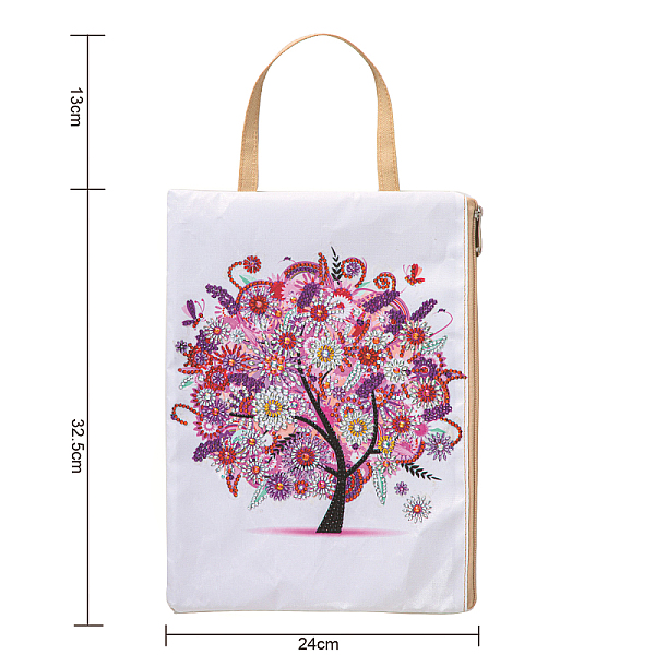 PandaHall DIY Seasonal Theme Tree Pattern Zipper Handbag Diamond Painting Kits, Including Resin Rhinestones, Pen, Tray & Glue Clay, Pink...
PandaHall DIY Seasonal Theme Tree Pattern Zipper Handbag Diamond Painting Kits, Including Resin Rhinestones, Pen, Tray & Glue Clay, Pink...