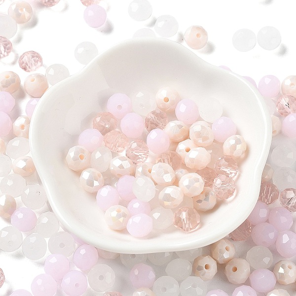 PandaHall Glass Beads, Faceted, Rondelle, Pink, 8x6mm, Hole: 1mm, about 145pcs/60g Glass Rondelle Pink
PandaHall Glass Beads, Faceted, Rondelle, Pink, 8x6mm, Hole: 1mm, about 145pcs/60g Glass Rondelle Pink