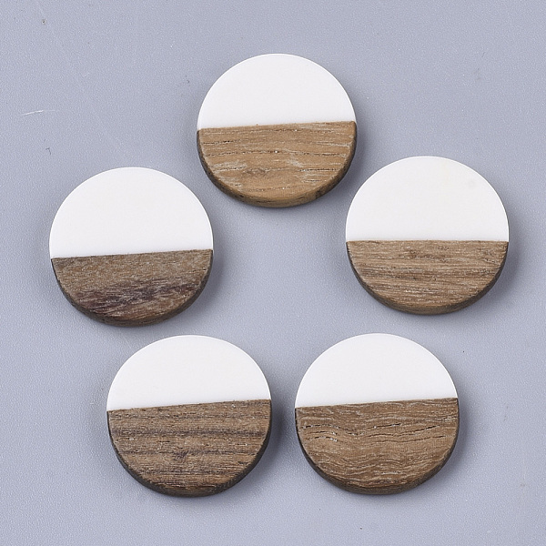 PandaHall Resin & Walnut Wood Cabochons, Flat Round, White, 18x3.5mm Resin+Wood Flat Round White
PandaHall Resin & Walnut Wood Cabochons, Flat Round, White, 18x3.5mm Resin+Wood Flat Round White