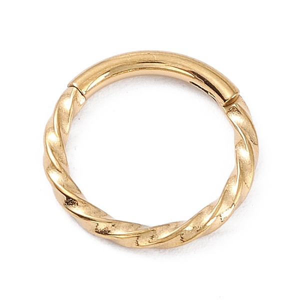 PandaHall Twisted Ring Hoop Earrings for Girl Women, Chunky 304 Stainless Steel Earrings, Golden, 10.5x1.2mm, 16 Gauge(1.3mm) 304 Stainless...
PandaHall Twisted Ring Hoop Earrings for Girl Women, Chunky 304 Stainless Steel Earrings, Golden, 10.5x1.2mm, 16 Gauge(1.3mm) 304 Stainless...