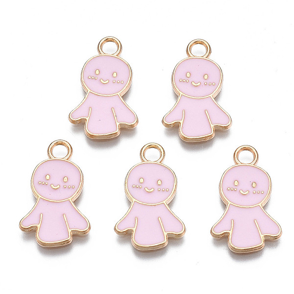 PandaHall Alloy Enamel Pendants, Cadmium Free & Lead Free, Light Gold, Children, Pink, 20x12x1.5mm, Hole: 2mm Alloy+Enamel Human Pink
PandaHall Alloy Enamel Pendants, Cadmium Free & Lead Free, Light Gold, Children, Pink, 20x12x1.5mm, Hole: 2mm Alloy+Enamel Human Pink