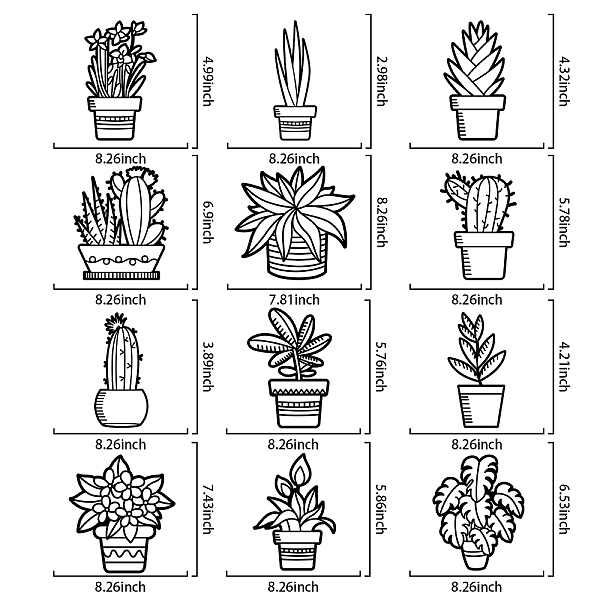 PandaHall Suncatcher Craft Set, for Kids Window Paint Art Painting, Plants Pattern, 19.9~21x7.6~21cm, about 12pcs/set Paper Other Plants..., Black
PandaHall Suncatcher Craft Set, for Kids Window Paint Art Painting, Plants Pattern, 19.9~21x7.6~21cm, about 12pcs/set Paper Other Plants..., Black