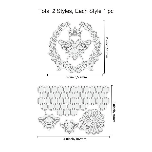 PandaHall Globleland 2Pcs 2 Style Custom Carbon Steel Hot Foil Plate Metal Dies, for DIY Scrapbooking Embossing, Photo Album Craft Making...
PandaHall Globleland 2Pcs 2 Style Custom Carbon Steel Hot Foil Plate Metal Dies, for DIY Scrapbooking Embossing, Photo Album Craft Making...