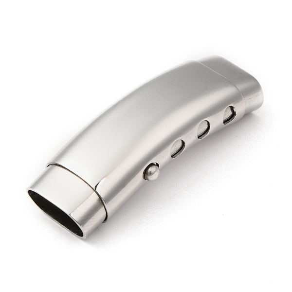 PandaHall 304 Stainless Steel Screw Clasps, Rectangle, Stainless Steel Color, 40x14x11mm, Hole: 12x6.5mm 304 Stainless Steel
PandaHall 304 Stainless Steel Screw Clasps, Rectangle, Stainless Steel Color, 40x14x11mm, Hole: 12x6.5mm 304 Stainless Steel