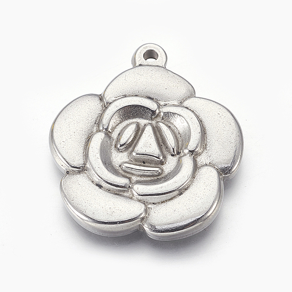 PandaHall 304 Stainless Steel Pendants, Flower, Stainless Steel Color, 29.5x25.5x3.5mm, Hole: 1.6mm 304 Stainless Steel Flower
PandaHall 304 Stainless Steel Pendants, Flower, Stainless Steel Color, 29.5x25.5x3.5mm, Hole: 1.6mm 304 Stainless Steel Flower