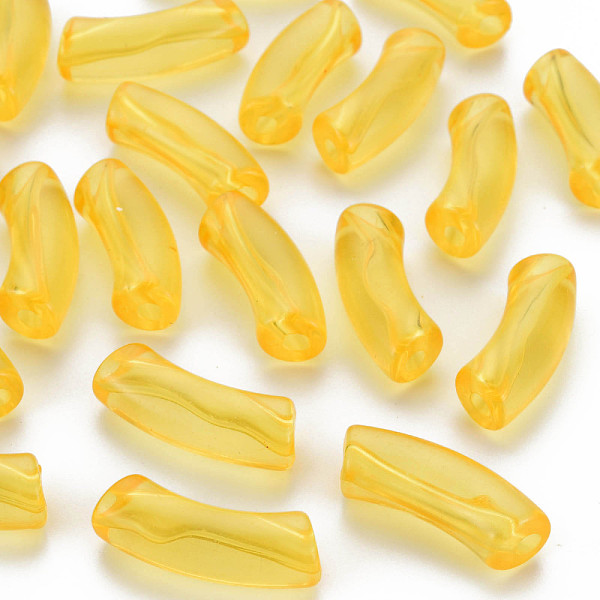 PandaHall Transparent Acrylic Beads, Curved Tube, Gold, 36x13.5x11.5mm, Hole: 4mm, about 148pcs/500g Acrylic Tube Gold
PandaHall Transparent Acrylic Beads, Curved Tube, Gold, 36x13.5x11.5mm, Hole: 4mm, about 148pcs/500g Acrylic Tube Gold