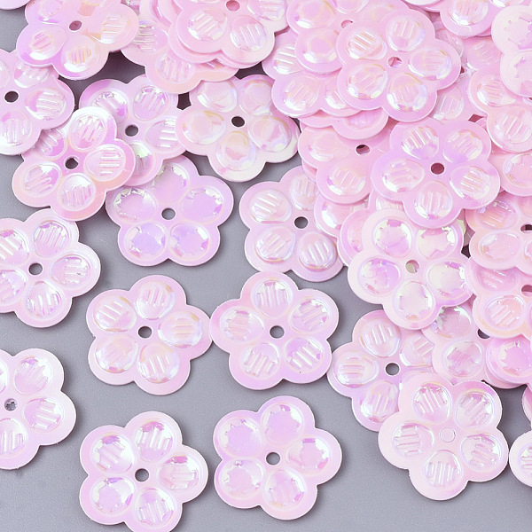 PandaHall Ornament Accessories, PVC Plastic Paillette/Sequins Beads, AB Color, Flower, Pearl Pink, 12.5x12x0.5mm, Hole: 1.2mm, about...
PandaHall Ornament Accessories, PVC Plastic Paillette/Sequins Beads, AB Color, Flower, Pearl Pink, 12.5x12x0.5mm, Hole: 1.2mm, about...