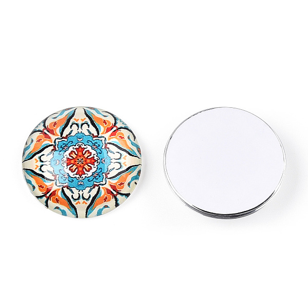 PandaHall Glass Cabochons, Half Round with Kaleidoscope Pattern, Colorful, 25x7.5mm Glass Half Round Multicolor
PandaHall Glass Cabochons, Half Round with Kaleidoscope Pattern, Colorful, 25x7.5mm Glass Half Round Multicolor
