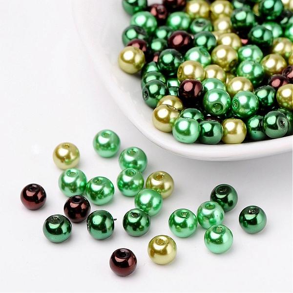 PandaHall Choc-Mint Mix Pearlized Glass Pearl Beads, Mixed Color, 6mm, Hole: 1mm, about 200pcs/bag Glass Round Multicolor
PandaHall Choc-Mint Mix Pearlized Glass Pearl Beads, Mixed Color, 6mm, Hole: 1mm, about 200pcs/bag Glass Round Multicolor