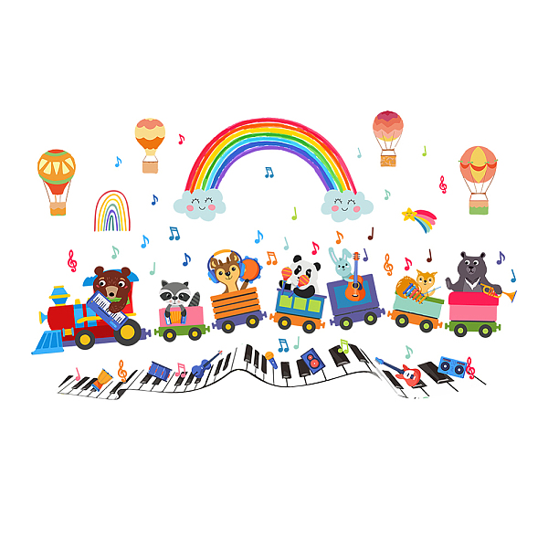 PandaHall PVC Wall Stickers, Wall Decoration, Rainbow Pattern, 290x1180mm, 2pcs/set PVC Rainbow
PandaHall PVC Wall Stickers, Wall Decoration, Rainbow Pattern, 290x1180mm, 2pcs/set PVC Rainbow