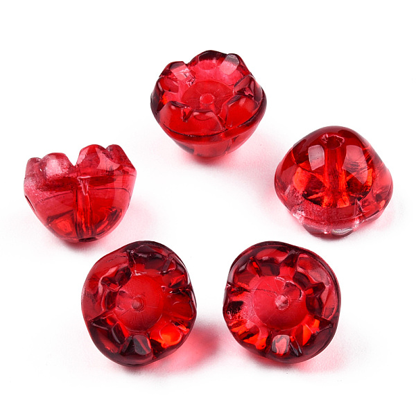 PandaHall Transparent Spray Painted Glass Beads, Flower, Red, 9x13x13mm, Hole: 1.6mm Glass Flower Red
PandaHall Transparent Spray Painted Glass Beads, Flower, Red, 9x13x13mm, Hole: 1.6mm Glass Flower Red