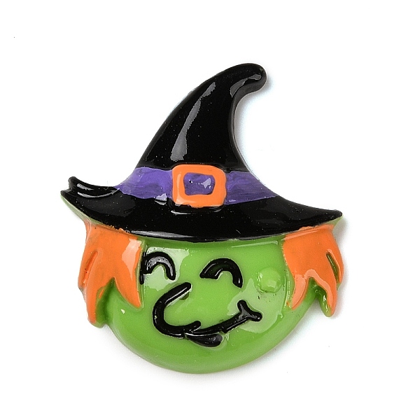 PandaHall Monster with Witch Hat Halloween Opaque Resin Decoden Cabochons, Halloween Jewelry Craft, Colorful, 33.5x31x8.5mm Resin Others
PandaHall Monster with Witch Hat Halloween Opaque Resin Decoden Cabochons, Halloween Jewelry Craft, Colorful, 33.5x31x8.5mm Resin Others