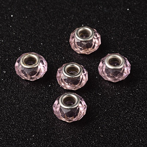 PandaHall Pink European Style Iron Silver Tone Core Faceted Rondelle Glass Large Hole Beads for DIY Jewelry Bracelets & Necklaces Making...
PandaHall Pink European Style Iron Silver Tone Core Faceted Rondelle Glass Large Hole Beads for DIY Jewelry Bracelets & Necklaces Making...