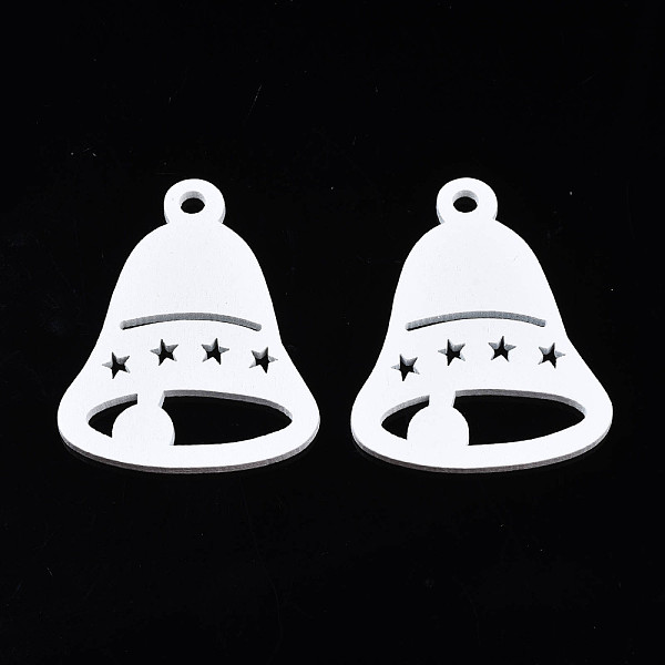 PandaHall Christmas Theme Spray Painted Wood Big Pendants, Christmas Bell, White, 53x42.5x2.5mm, Hole: 4mm Wood Bell White
PandaHall Christmas Theme Spray Painted Wood Big Pendants, Christmas Bell, White, 53x42.5x2.5mm, Hole: 4mm Wood Bell White