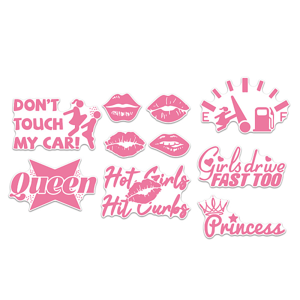 PandaHall WADORN 7pcs Lip Print Car Decal Set, Waterproof Princess Decals for Vehicle Decoration Reflective Lip Print Blossom Stickers Wiper..., White
PandaHall WADORN 7pcs Lip Print Car Decal Set, Waterproof Princess Decals for Vehicle Decoration Reflective Lip Print Blossom Stickers Wiper..., White