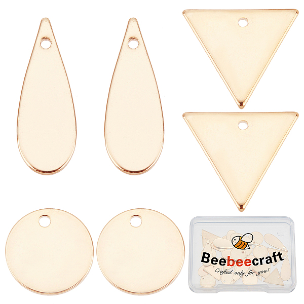 PandaHall Beebeecraft 30Pcs 3 Style Flat Blank Charms 18K Gold Plated Round Teardrop Triangle Shape Pendants Charms for DIY Jewelry Making...
PandaHall Beebeecraft 30Pcs 3 Style Flat Blank Charms 18K Gold Plated Round Teardrop Triangle Shape Pendants Charms for DIY Jewelry Making...