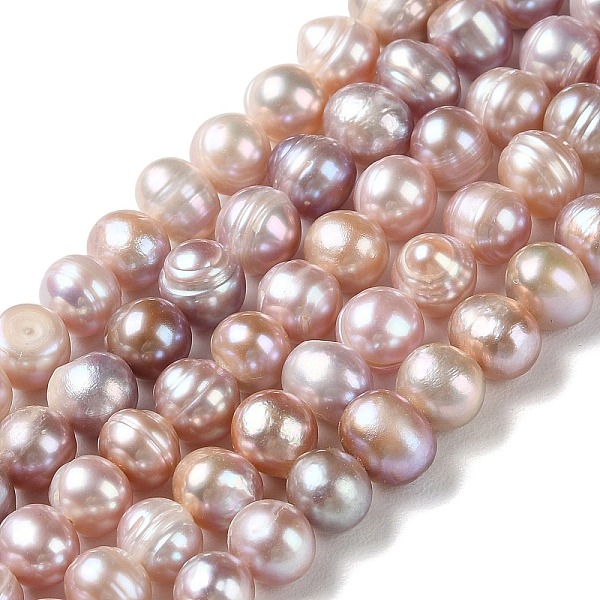 PandaHall Natural Cultured Freshwater Pearl Beads Strands, Potato, Grade A, Thistle, 6~8.5x6.5~7.5mm, Hole: 0.7mm, about 52pcs/strand..., Purple
PandaHall Natural Cultured Freshwater Pearl Beads Strands, Potato, Grade A, Thistle, 6~8.5x6.5~7.5mm, Hole: 0.7mm, about 52pcs/strand..., Purple