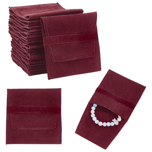 PandaHall 24 Pcs Microfiber Jewelry Pouch, Pocket Cosmetic Bag Velvet Jewelry Flap Pouches Folding Envelope Bag for Earrings Bracelets..., Red
PandaHall 24 Pcs Microfiber Jewelry Pouch, Pocket Cosmetic Bag Velvet Jewelry Flap Pouches Folding Envelope Bag for Earrings Bracelets..., Red