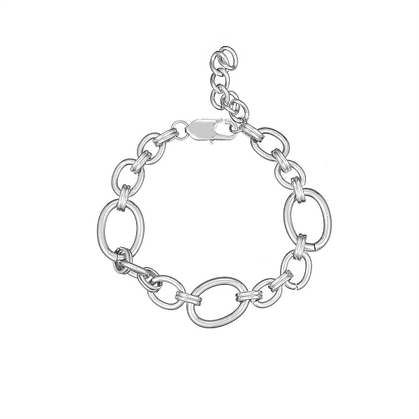 PandaHall Stylish Unisex Stainless Steel Irregular Buckle Bracelet/Necklace, Stainless Steel Color Stainless Steel
PandaHall Stylish Unisex Stainless Steel Irregular Buckle Bracelet/Necklace, Stainless Steel Color Stainless Steel