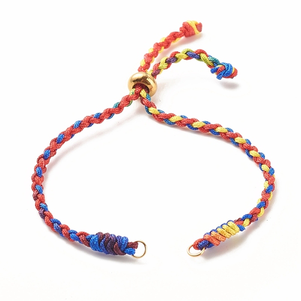 PandaHall Segment Dyed Polyester Braided Cord Bracelet, with Ion Plating(IP) 202 Stainless Steel Beads, for Slider Bracelets Making, Mixed..., Multicolor
PandaHall Segment Dyed Polyester Braided Cord Bracelet, with Ion Plating(IP) 202 Stainless Steel Beads, for Slider Bracelets Making, Mixed..., Multicolor