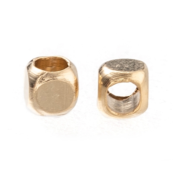 PandaHall Brass Beads, Long-Lasting Plated, Cube, Real 24K Gold Plated, 2x2x2mm, Hole: 1.2mm Brass Cube
PandaHall Brass Beads, Long-Lasting Plated, Cube, Real 24K Gold Plated, 2x2x2mm, Hole: 1.2mm Brass Cube