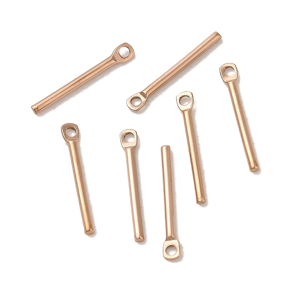 PandaHall Ion Plating(IP) 304 Stainless Steel Pendants, Bar Charm, Rose Gold, 15x2x1.2mm, Hole: 1mm 304 Stainless Steel Others
PandaHall Ion Plating(IP) 304 Stainless Steel Pendants, Bar Charm, Rose Gold, 15x2x1.2mm, Hole: 1mm 304 Stainless Steel Others