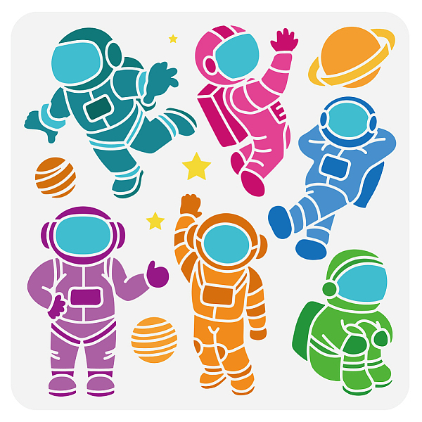 PandaHall FINGERINSPIRE Astronaut Stencil for Painting 11.8x11.8 inch Spaceman Stencil Planet Template Star Stencil Science Fiction Theme...
PandaHall FINGERINSPIRE Astronaut Stencil for Painting 11.8x11.8 inch Spaceman Stencil Planet Template Star Stencil Science Fiction Theme...