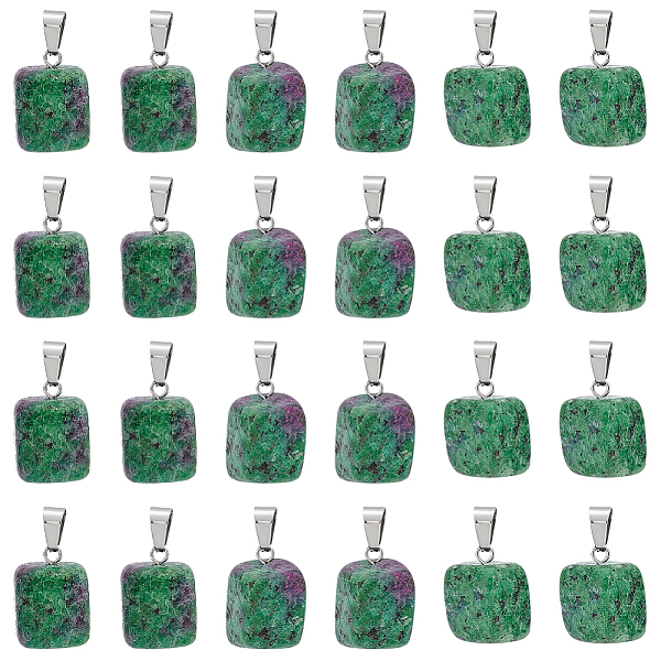 PandaHall UNICRAFTALE 24pcs Natural Ruby in Zoisite Pendants with Stainless Steel Snap On Bails Gemstone Pendant 3x7.5mm Large Hole Quartz...
PandaHall UNICRAFTALE 24pcs Natural Ruby in Zoisite Pendants with Stainless Steel Snap On Bails Gemstone Pendant 3x7.5mm Large Hole Quartz...