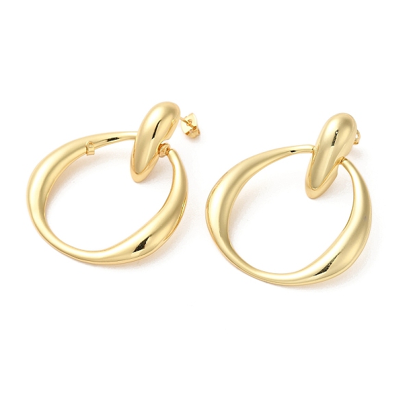 PandaHall Real 18K Gold Plated Brass Dangle Stud Earrings, Long-Lasting Plated, Cadmium Free & Lead Free, Ring, 46.5x40mm Brass Ring
PandaHall Real 18K Gold Plated Brass Dangle Stud Earrings, Long-Lasting Plated, Cadmium Free & Lead Free, Ring, 46.5x40mm Brass Ring