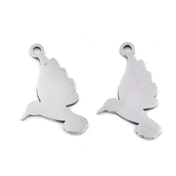 PandaHall 201 Stainless Steel Pendants, Stamping Blank Tag, Laser Cut, Hummingbird, Stainless Steel Color, 20x12x0.9mm, Hole: 1.5mm 201...
PandaHall 201 Stainless Steel Pendants, Stamping Blank Tag, Laser Cut, Hummingbird, Stainless Steel Color, 20x12x0.9mm, Hole: 1.5mm 201...
