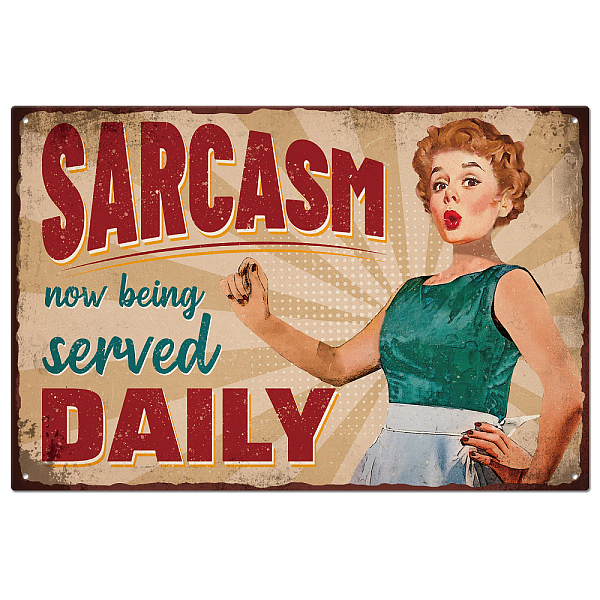 PandaHall Vintage Metal Tin Sign, Iron Wall Decor for Bars, Restaurants, Cafes Pubs, Rectangle, Human, 300x200x0.5mm Iron Human
PandaHall Vintage Metal Tin Sign, Iron Wall Decor for Bars, Restaurants, Cafes Pubs, Rectangle, Human, 300x200x0.5mm Iron Human